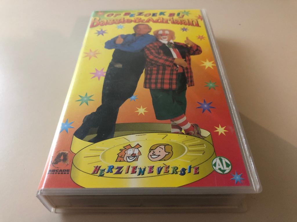 Op Bezoek bij Bassie & Adriaan VHS, Alle leeftijden, Kinderprogramma's en -films, Overige typen, Ophalen of Verzenden