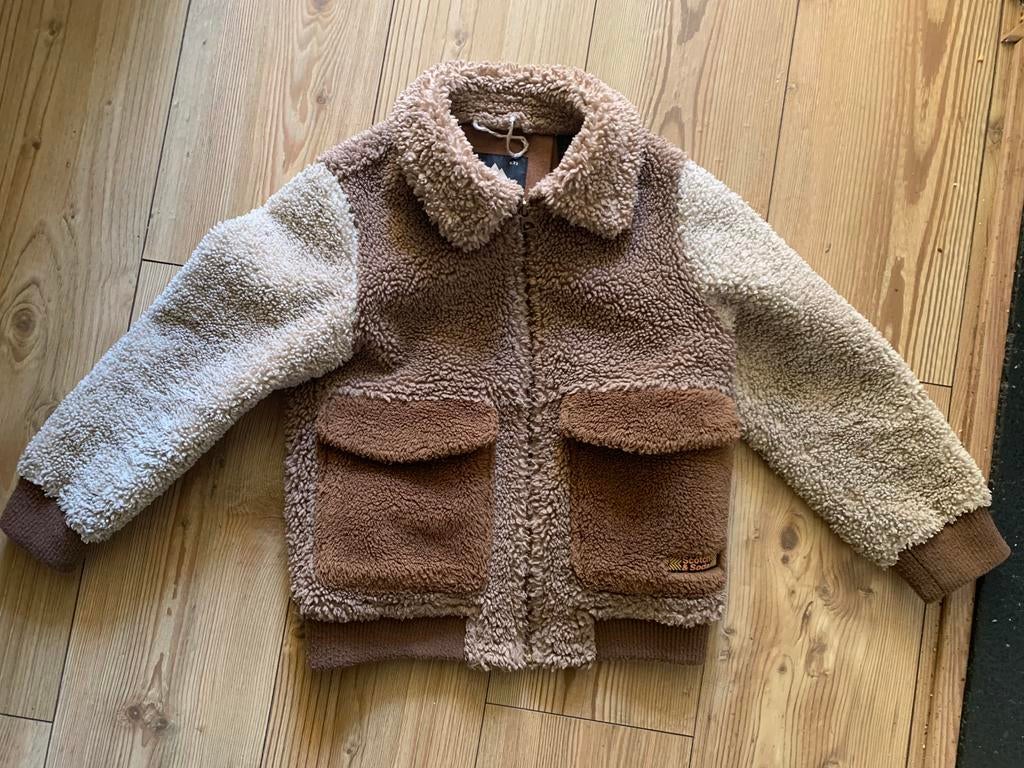 Scotch&Soda teddy jas maat 128 z.g.a.n, Ophalen of Verzenden, Zo goed als nieuw, Jongen of Meisje, Jas