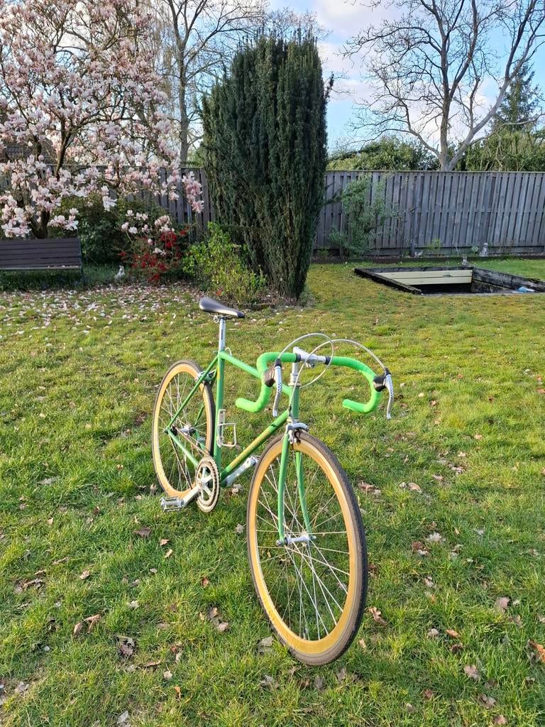 Giant Racefiets / Fixie - Maat 56 met Quella wielen, Ophalen, Gebruikt, Staal, Heren