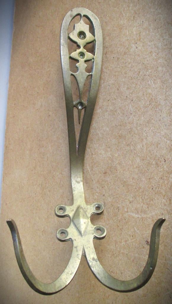 Kapstokhaak~Antieke art deco stijl Haak of Hoedenhaak, Ophalen of Verzenden