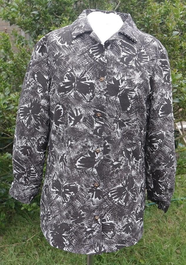 aparte ouderwetse blouse, jaren 60 - 70 , maat 40/42, Maat 38/40 (M), Carnaval, ., Ophalen of Verzenden