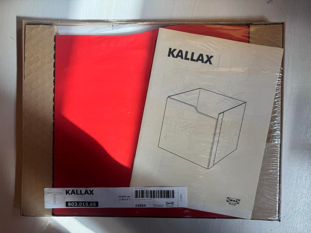 IKEA KALLAX inzet met deur, rood, Ophalen of Verzenden, Nieuw
