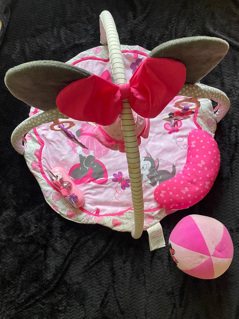 Bright Starts - Disney Baby Minnie Mouse Speeltapijt, Ophalen, Zo goed als nieuw