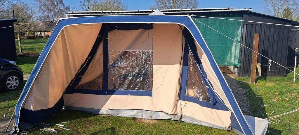 Te koop: De Wit Piramide 6 tent , in nette staat., Caravans en Kamperen, Ophalen