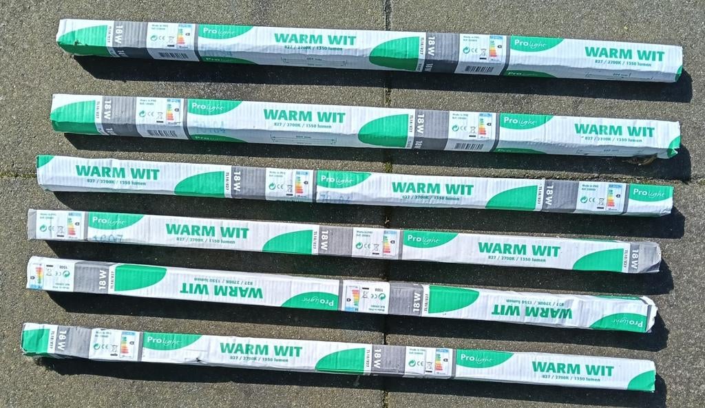 TL lampen 18 watt nieuw in verpakking, Ophalen of Verzenden, Nieuw, Minder dan 30 watt, Overige typen