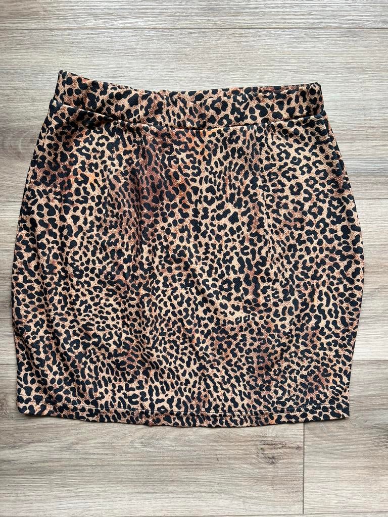 Shein luipaard rokje maat XS, Kleding | Dames, Rokken, Bruin, Ophalen of Verzenden, Zo goed als nieuw, Maat 34 (XS) of kleiner