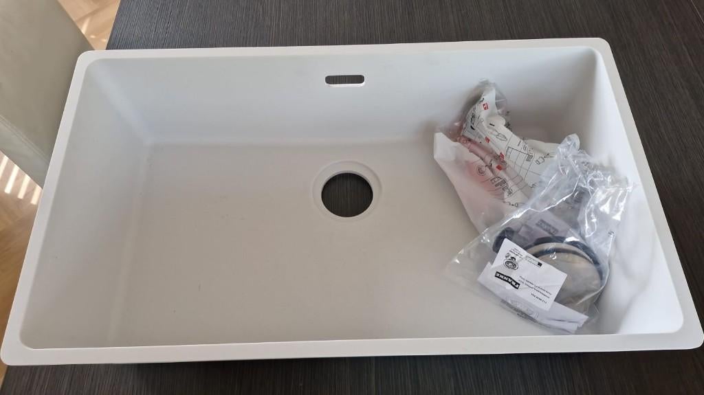 Nieuw! Spoelbak Franke wit - 700x400x200 mm, Wit, Nieuw, Minder dan 100 cm, 25 tot 50 cm