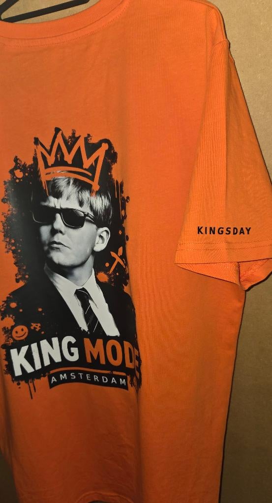 T shirt Koningsdag Kingsday Oranje, Verzenden, Nieuw, Maat 48/50 (M), Oranje