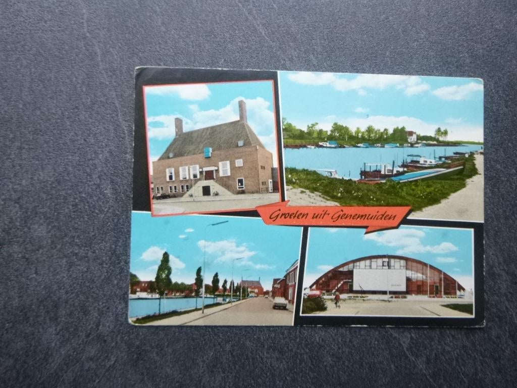 Genemuiden 1974, Verzenden, 1960 tot 1980, Gelopen, Noord-Brabant