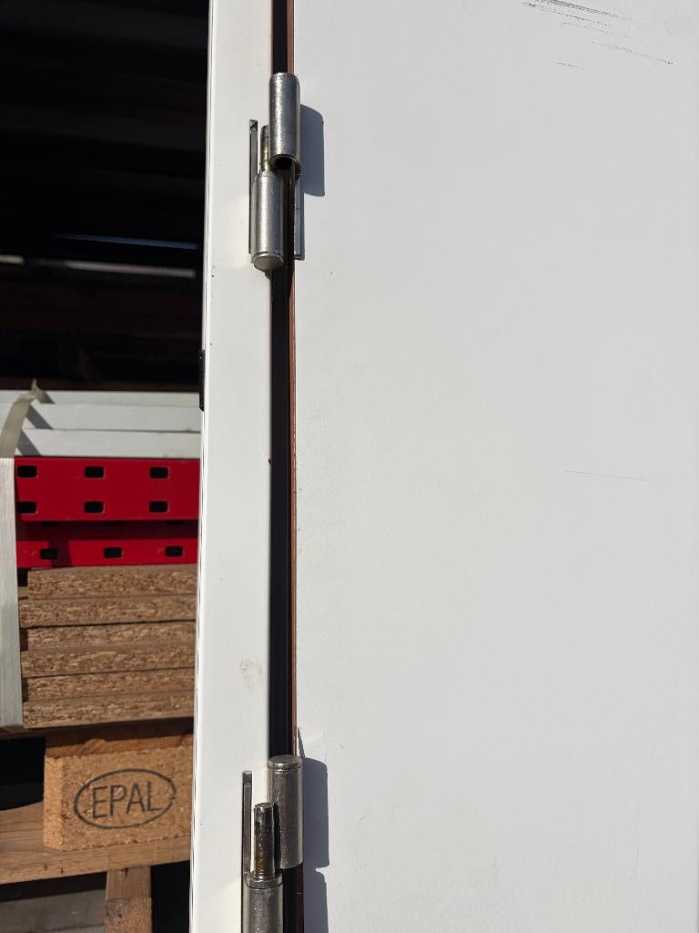 Meterkast, dubbel uitslaande deur, kunststof kozijn ( 541 ), Doe-het-zelf en Verbouw, Kunststof, Gebruikt, Raamkozijn, Nb