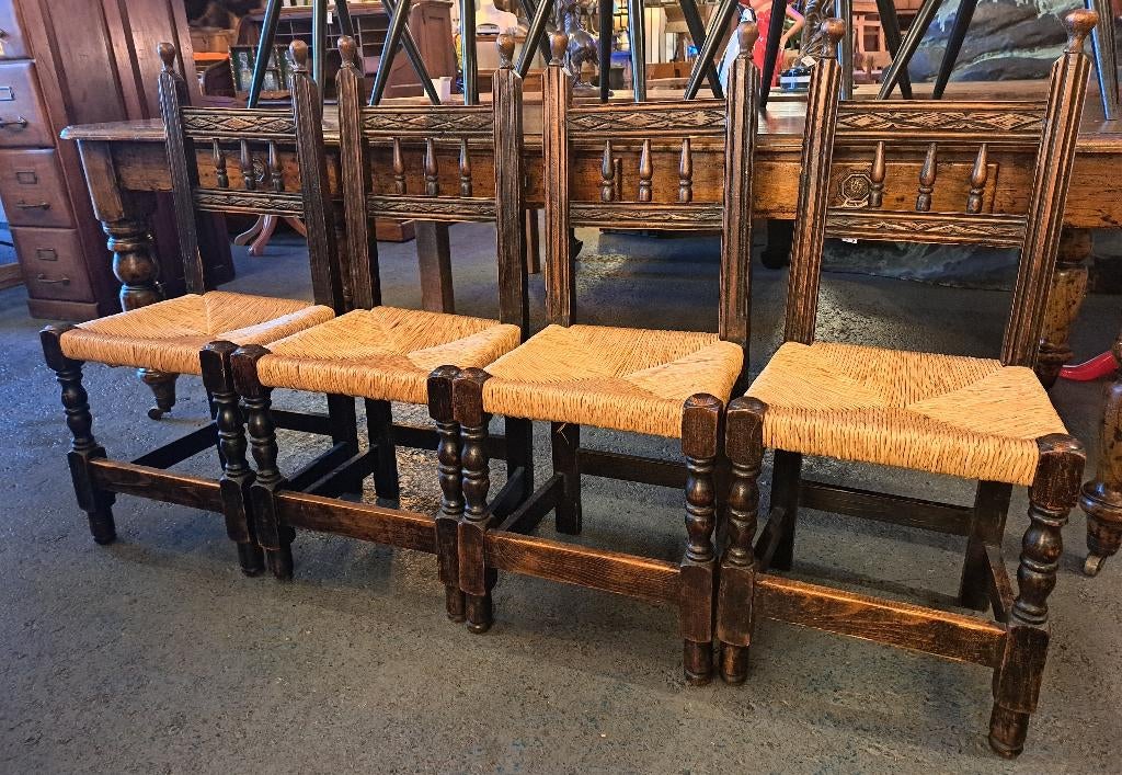 Echte antieke stoelen mooi voor aan een echte oude eettafel, Antiek en Kunst, Ophalen