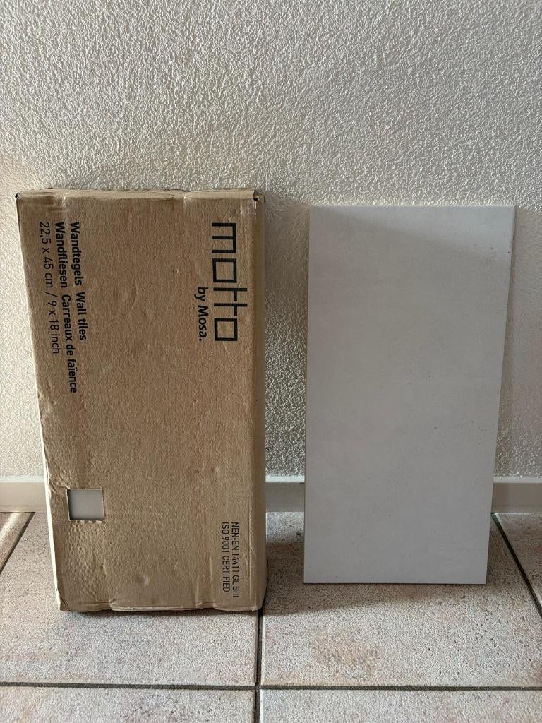 Wandtegels Mosa Motto 22,5x45 en 30x60, Ophalen, 40 tot 60 cm, Nieuw, 5 tot 10 m²