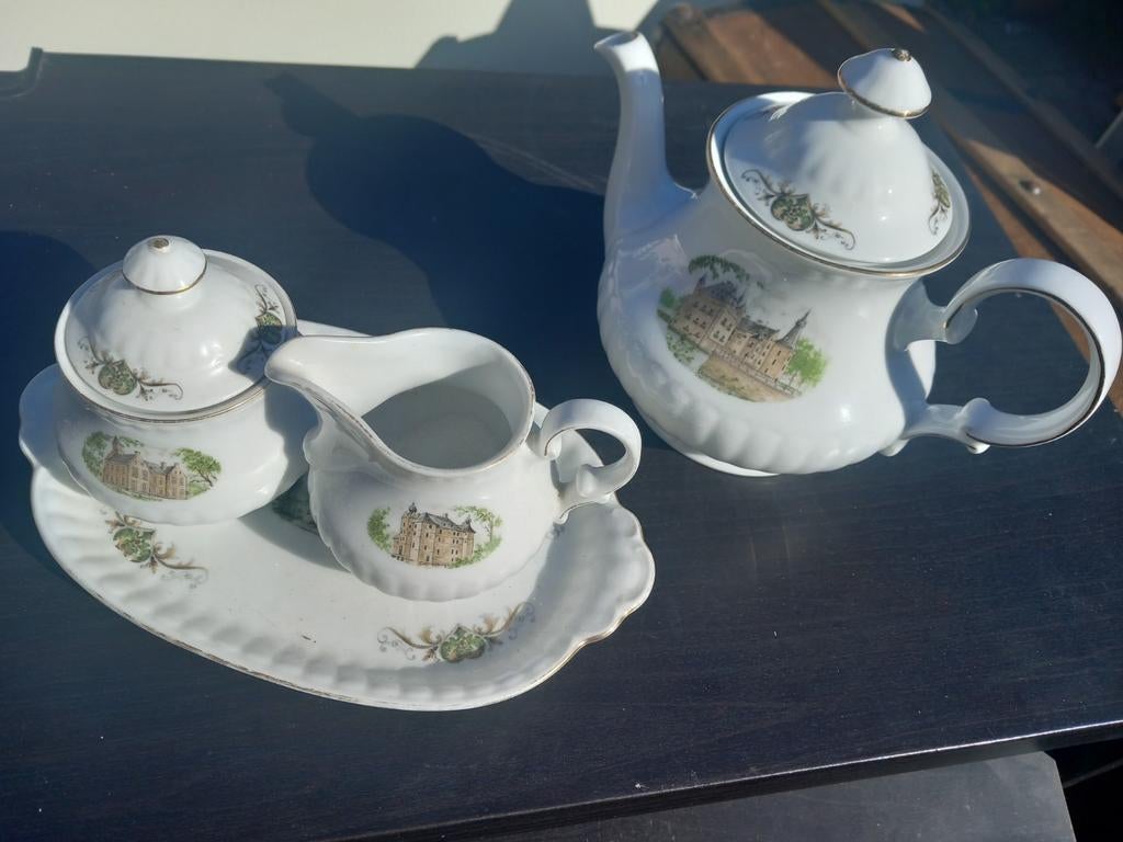 Antieke koffieset original dutch castles, Ophalen of Verzenden