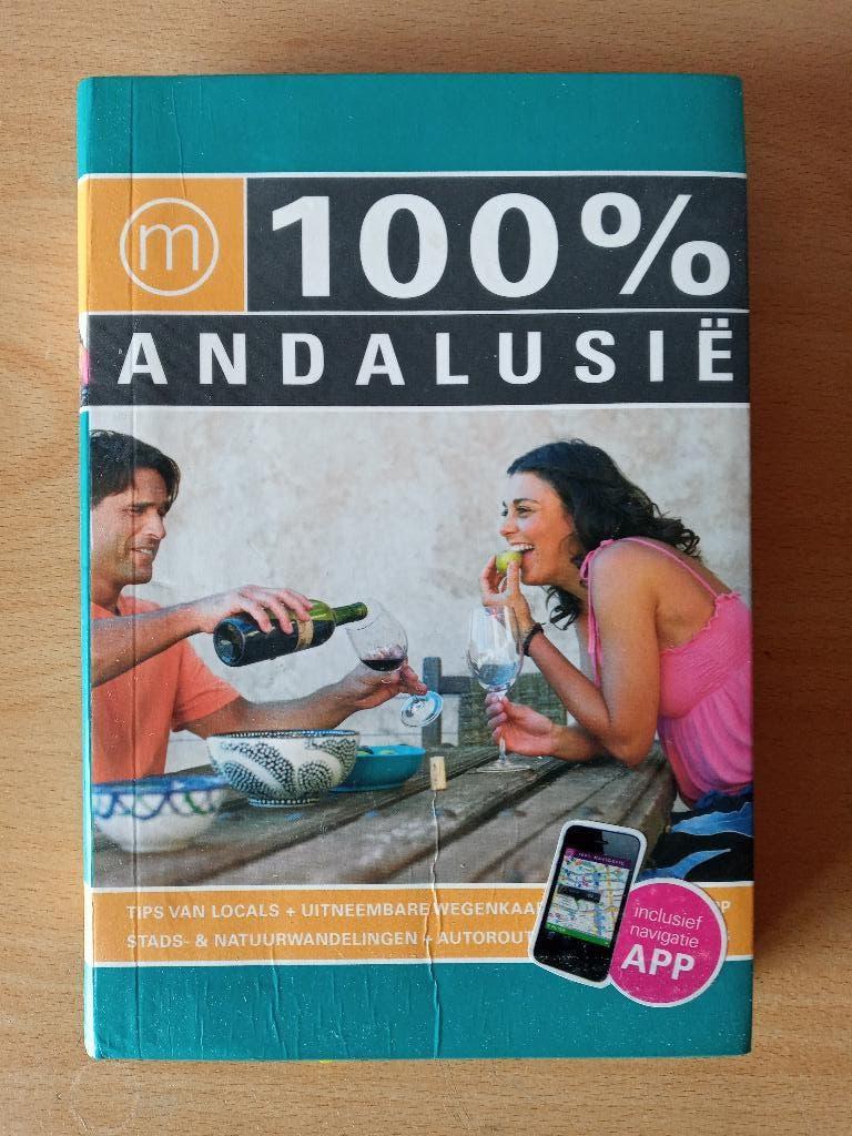 100% Andalusie, Europa, Ophalen of Verzenden, Reisgids of -boek, Gelezen