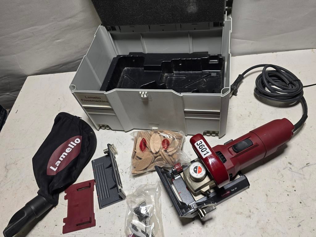 Lamello TOP 21 groeffreesmachine lamellofrees in Systainer, Ophalen of Verzenden, Zo goed als nieuw, N.v.t, N.v.t