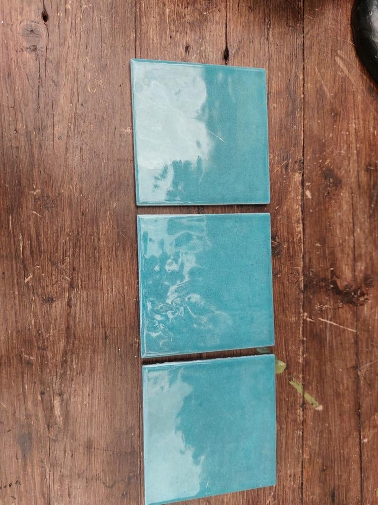 The Mosaic Factory Kasba mozaïektegel Ocean Blue glossy, Ophalen