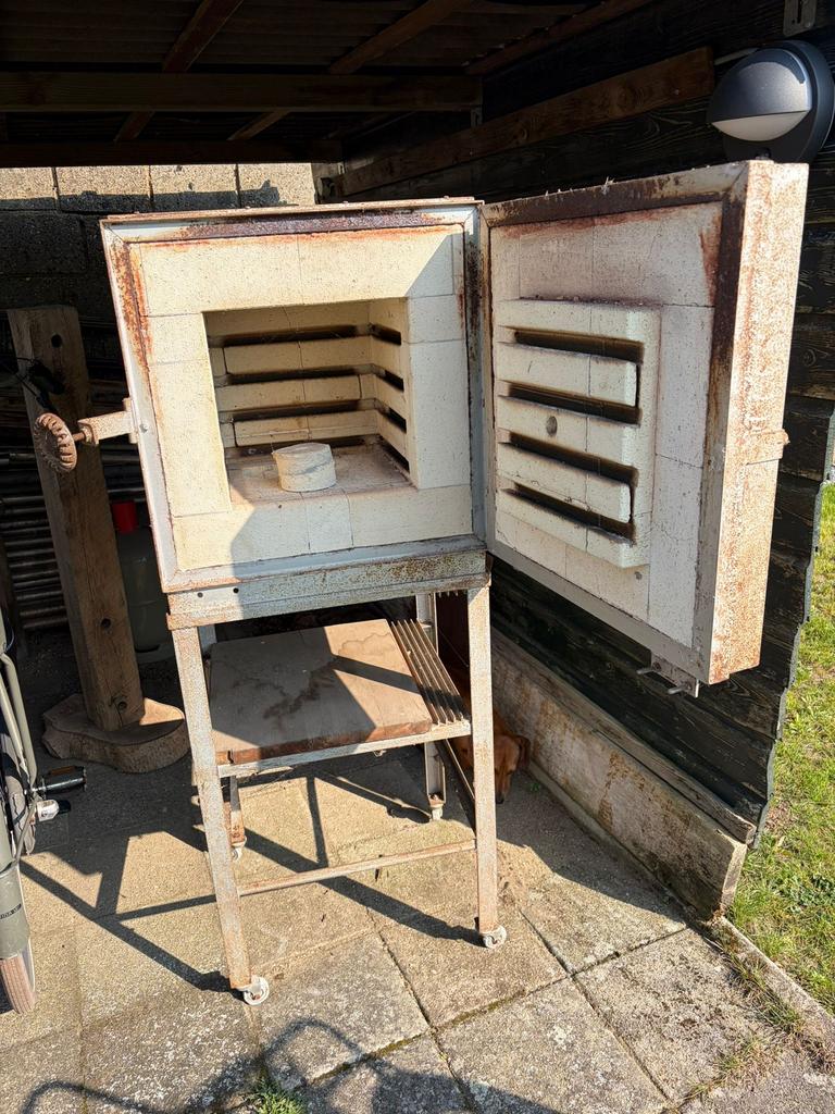 Raku oven gratis, Ophalen, Gebruikt