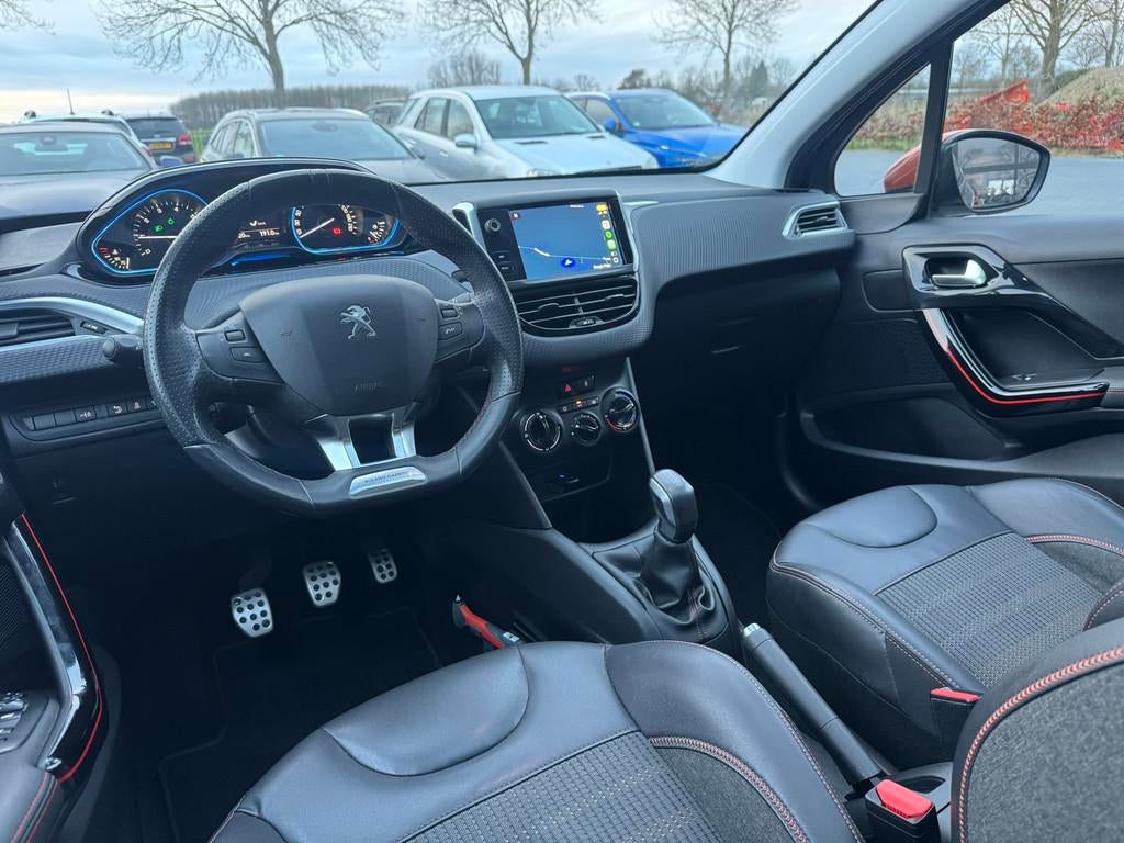 Peugeot 208 1.2 Roland Garros / Carplay (bj 2016), Auto's, Voorwielaandrijving, Zwart, Origineel Nederlands, Bedrijf