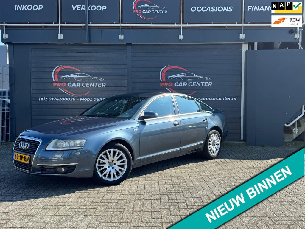 Audi A6 Limousine 2.7 TDI Pro Line AUT|CLIMATE|CRUISE|EL.RAM, 197 €/maand, 2698 cc, Blauw, Bedrijf