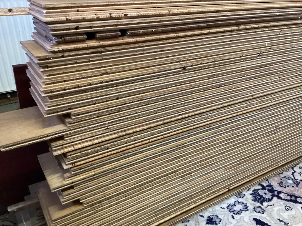 Parket Eiken ca. 26 m2, Ophalen, Zo goed als nieuw, Hout