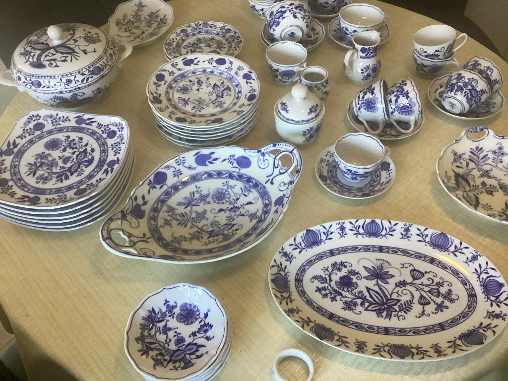 Zwiebelmuster servies diverse delen, Antiek en Kunst, Ophalen