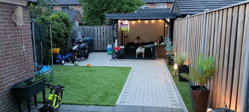 Zwarte overkapping voor tuin of terras, Ophalen of Verzenden