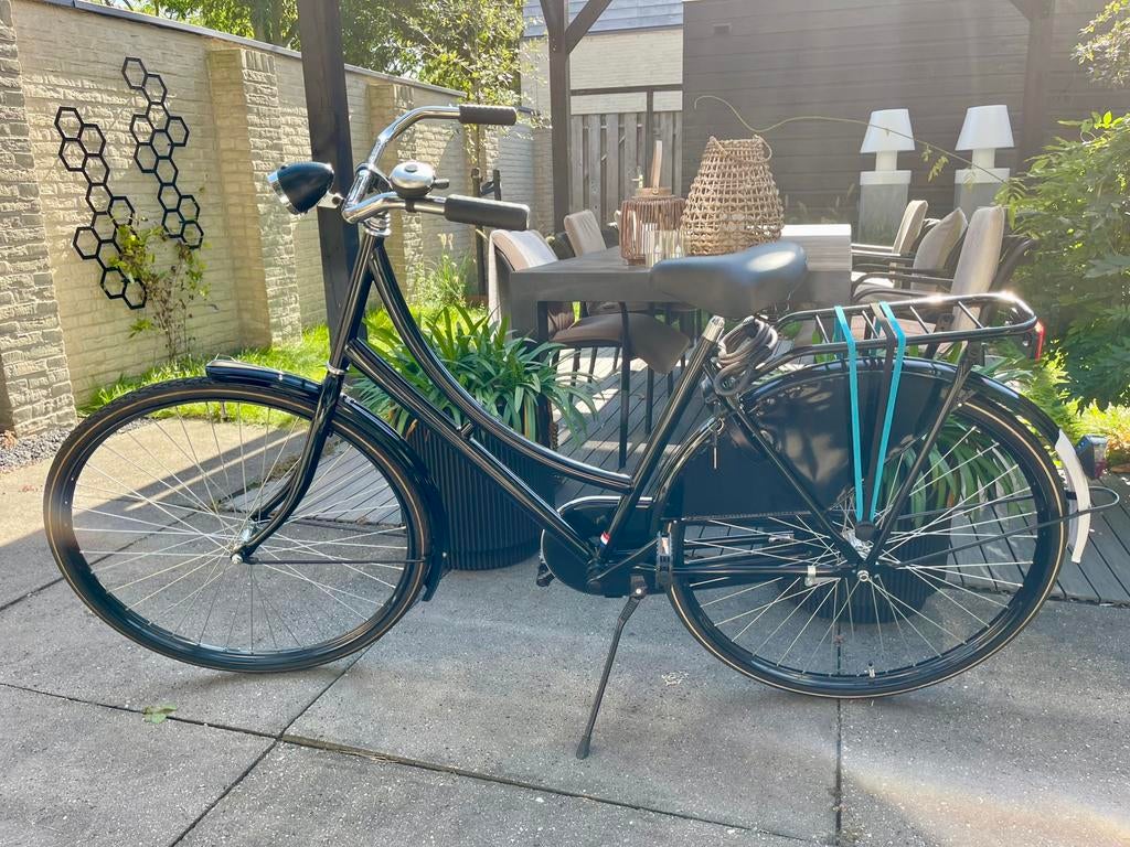 Zwarte Avalon omafiets 28 inch 50 cm in bijna nieuwstaat, 50 tot 53 cm, Ophalen, Zo goed als nieuw