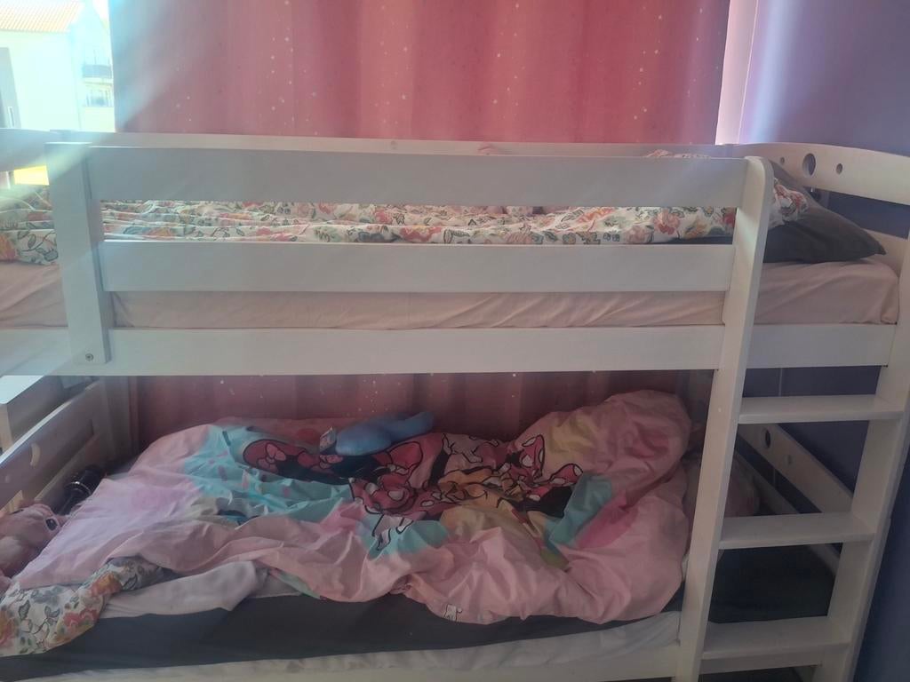 Stapelbed incl 2 matrassen, Ophalen, Gebruikt, Stapelbed