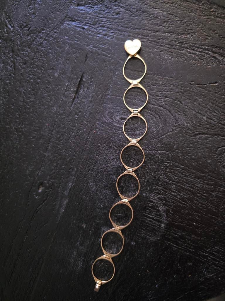 Exclusieve 14k gouden armband ring (ringmaat 16.5), Ophalen of Verzenden