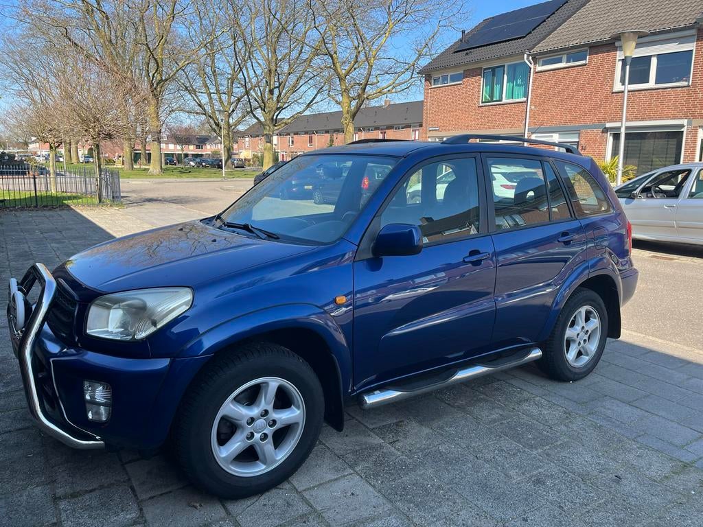 Toyota Rav4 2.0 I 5D 4WD 2003 Blauw, 1998 cc, 4 cilinders, Blauw, Handgeschakeld