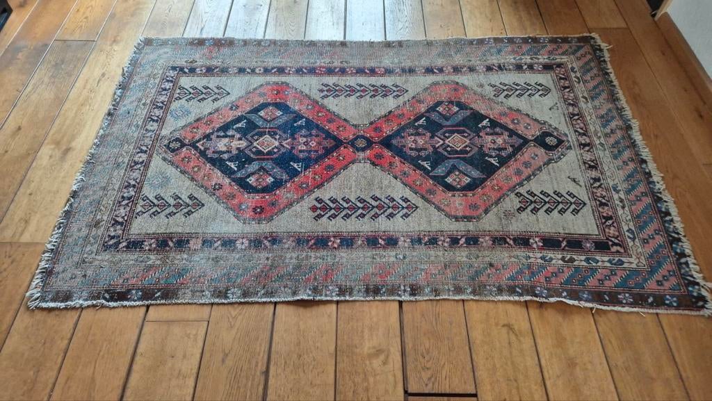 Mooie antieke vloerkleed, Ophalen of Verzenden, Gebruikt, Rechthoekig