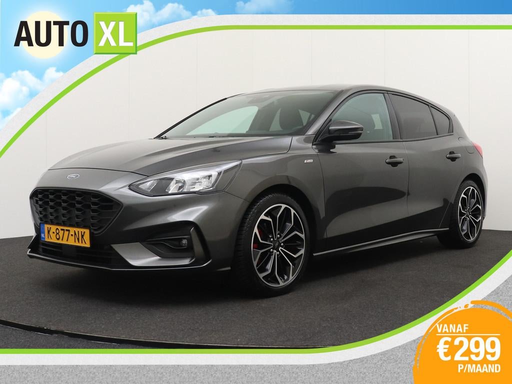 Ford Focus 124 PK Hybrid ST Line X Business Trekhaak Stuur+S, Auto's, Stof, Gebruikt, Origineel Nederlands, Handgeschakeld