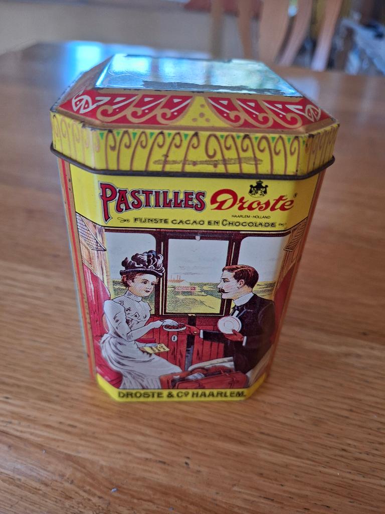 blikje Droste pastilles, Verzamelen, Ophalen of Verzenden, Gebruikt, Overige, Droste