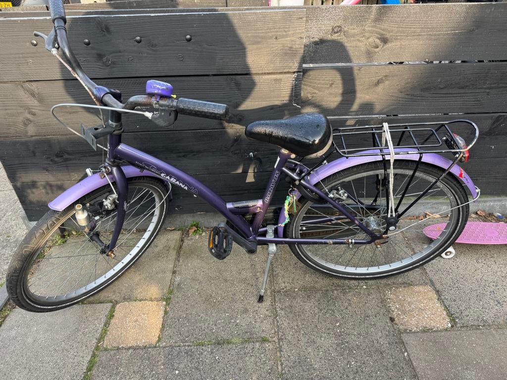 Batavus fiets 24 inch paars, Fietsen en Brommers, Fietsen | Vouwfietsen, Ophalen, Zo goed als nieuw, 20 inch of meer, Batavus