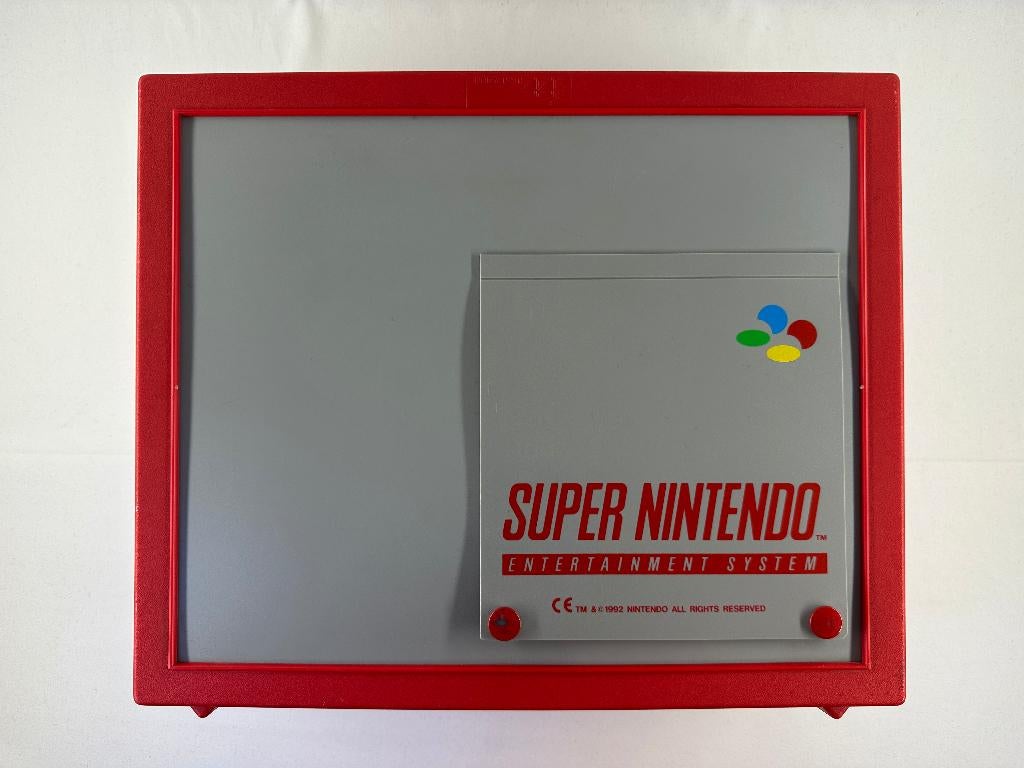 Vintage koffer Super Nintendo grijs rood 1992 - SNES, Nintendo, Overige genres, 1 speler, Onbekend