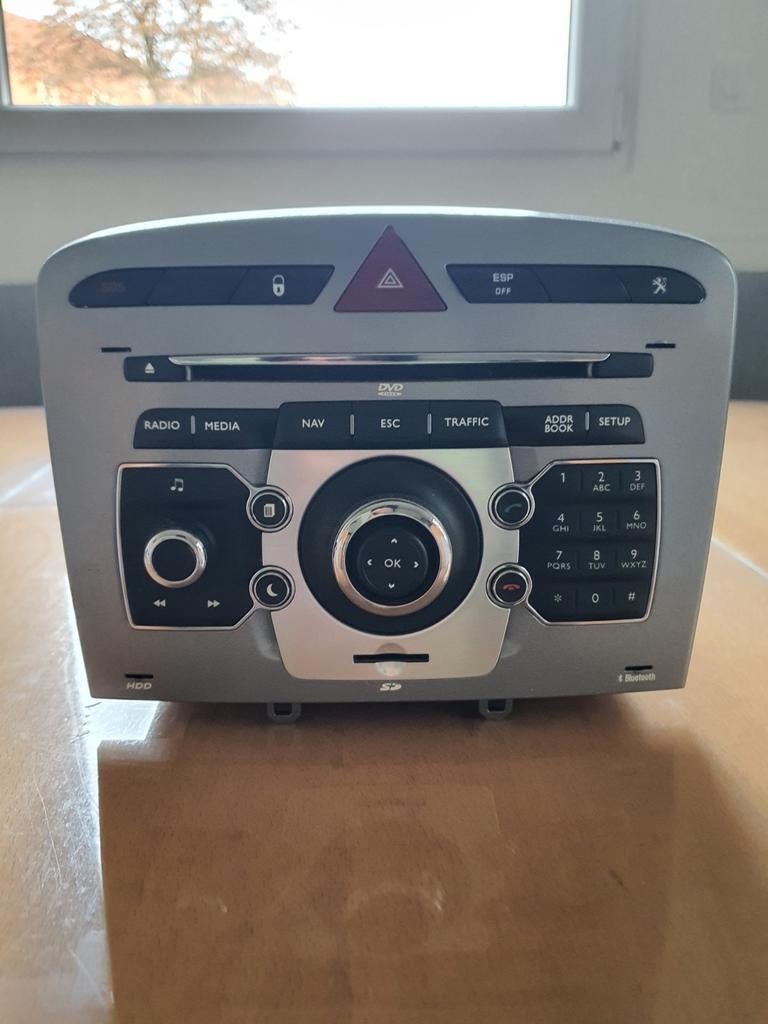 Peugeot 308 auto radio/speler, Auto-onderdelen, Dashboard en Schakelaars, Ophalen of Verzenden, Peugeot