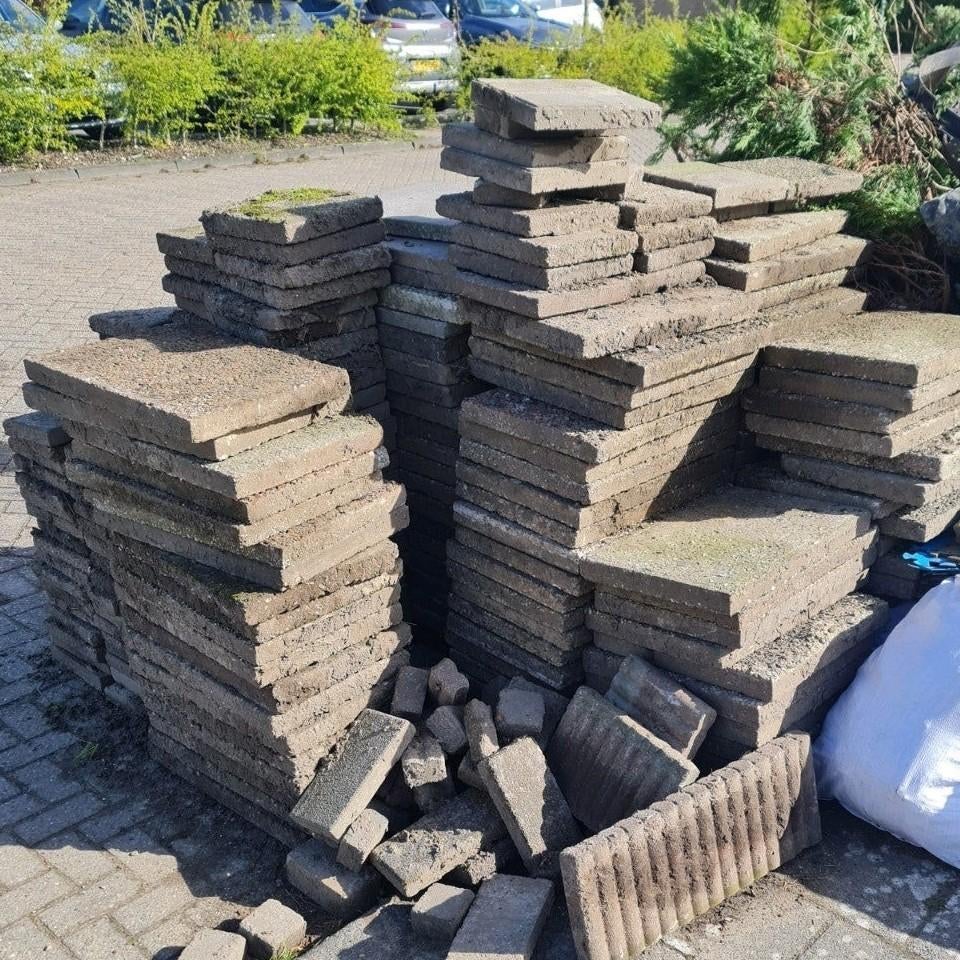 Grindtegels 60x40 GRATIS OPHALEN, Ophalen of Verzenden