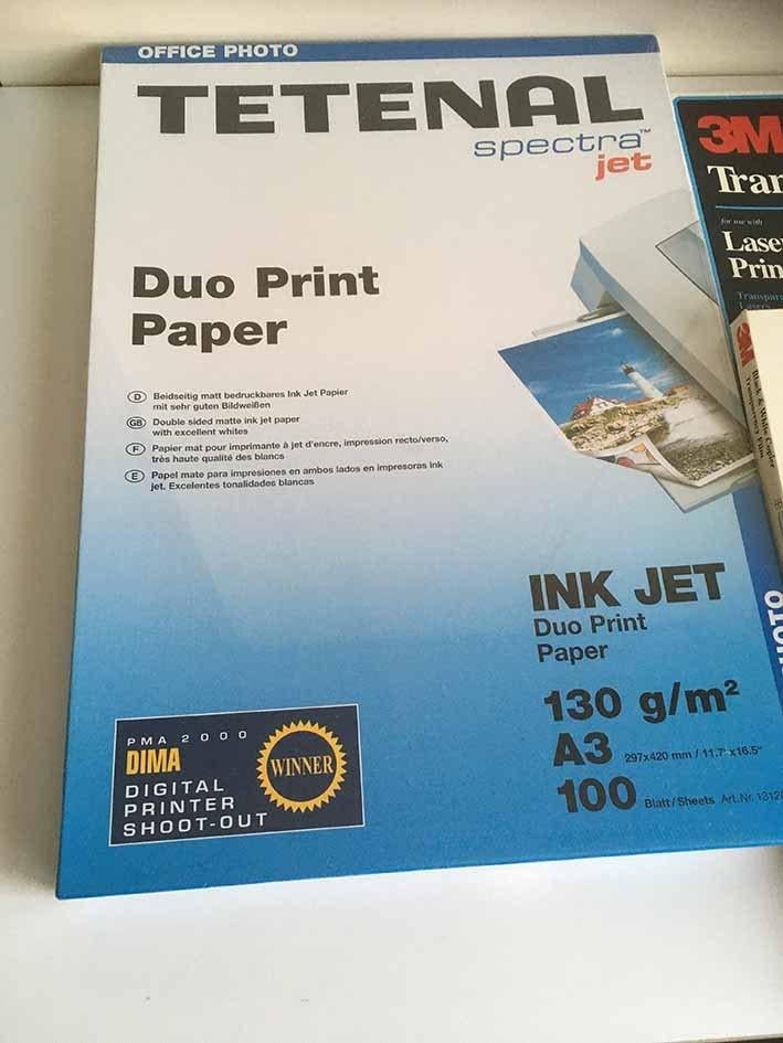 Tetenal Ink Jet Duo Print Papier - Nieuw, Ophalen of Verzenden, Nieuw, Overige typen, Tetenal
