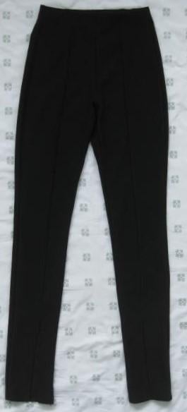 Zara elastische broek, zwart, split op scheenbeen, mt S, Ophalen of Verzenden, Zo goed als nieuw, Maat 36 (S), Lang