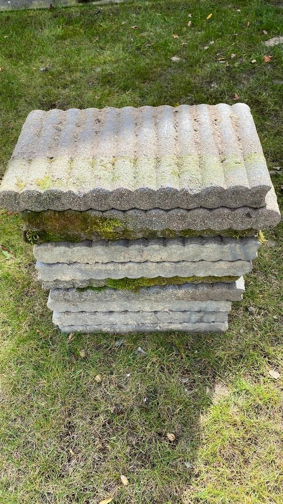 Palissade bandjes 30 stuks, Ophalen, Gebruikt, 25 tot 50 cm, Beton