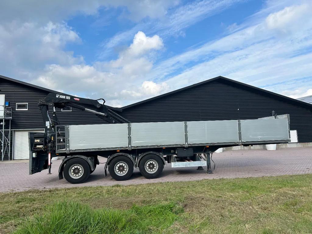 Fruehauf oplegger 39 ton HIAB 195-4 (bj 2005), Auto's, Vrachtwagens, Bedrijf, Aanhangers en Opleggers, Overige brandstoffen, Geïmporteerd