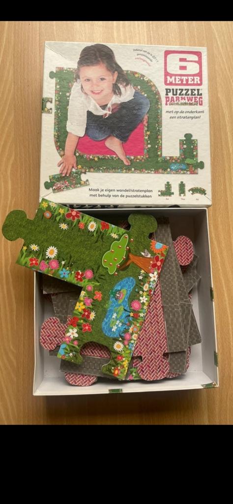 Geond puzzel 6 meter park of weg, Ophalen of Verzenden, Meer dan 50 stukjes, Zo goed als nieuw