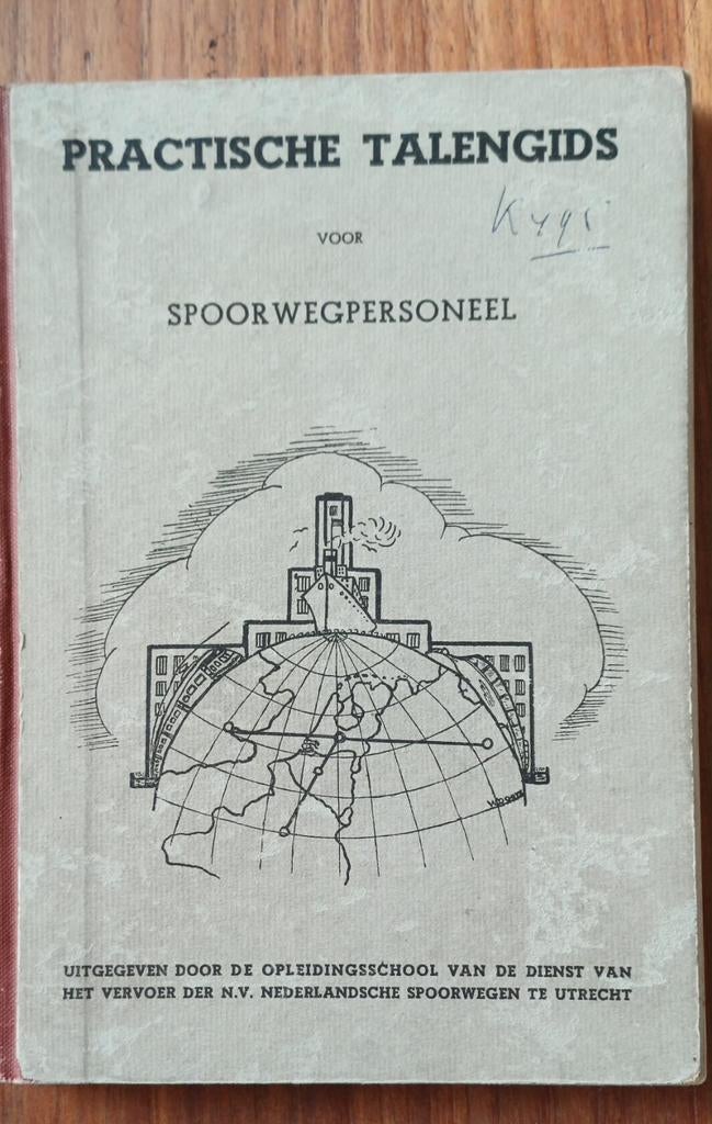Zeldzame Praktische Taalgids Spoorwegpersoneel 1951, Boeken, Ophalen