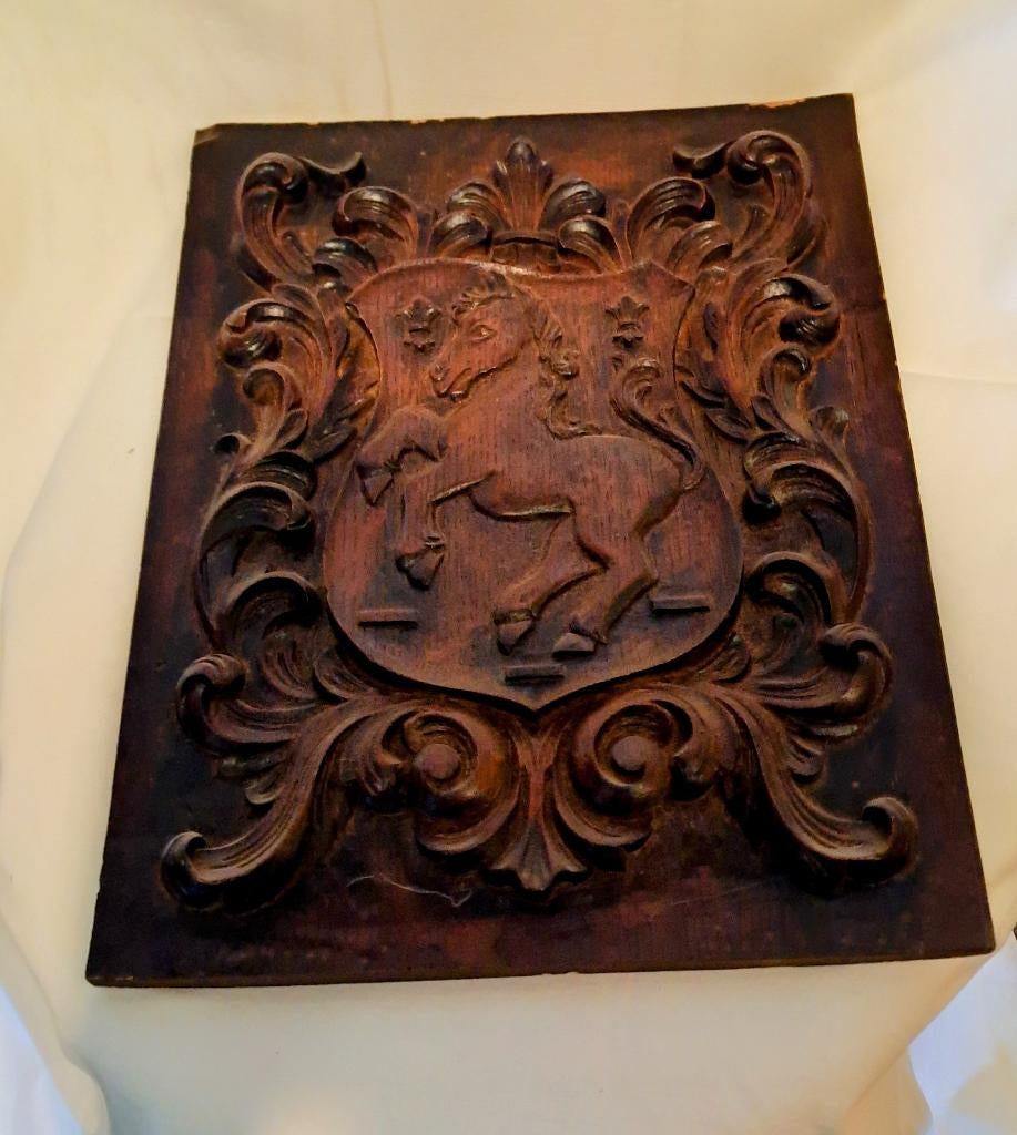 Hout snijwerk, Antiek en Kunst, Ophalen of Verzenden