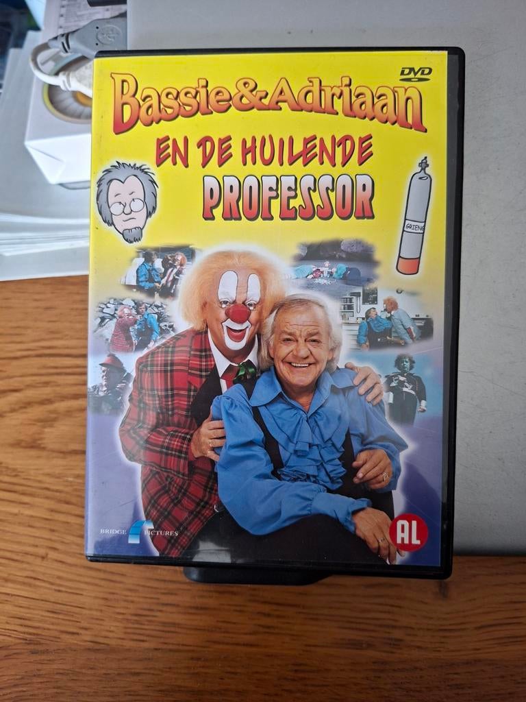 Bassie & Adriaan en de Huilende Professor DVD, Avontuur, Alle leeftijden, Boxset, Ophalen of Verzenden