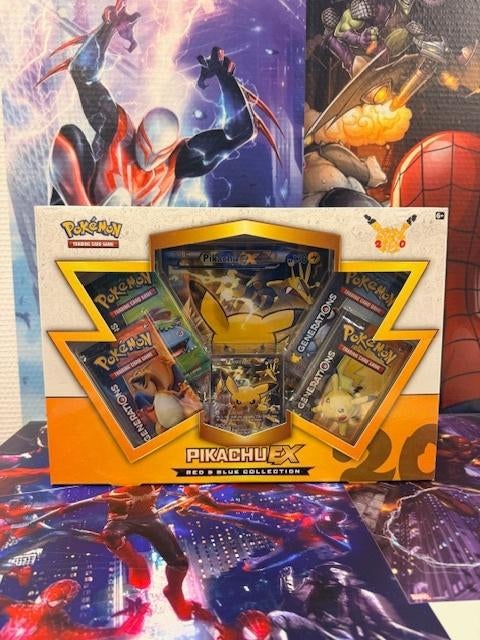 pokemon sealed Red & Blue Collections: Pikachu EX Collection, Ophalen, Nieuw, Boosterbox