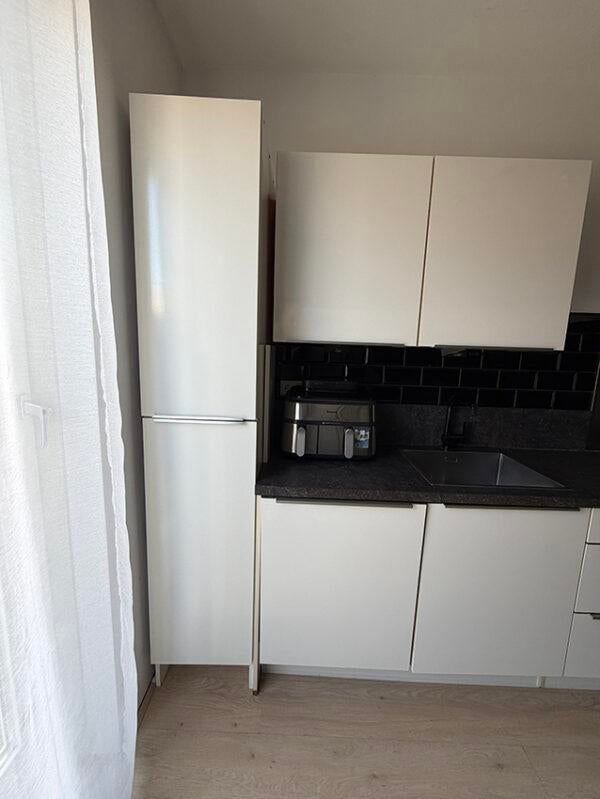 ✨ Moderne dubbelwandige keuken – hoogglans wit & compleet ✨, Ophalen, Wit, Dubbelwandige keuken, Zo goed als nieuw