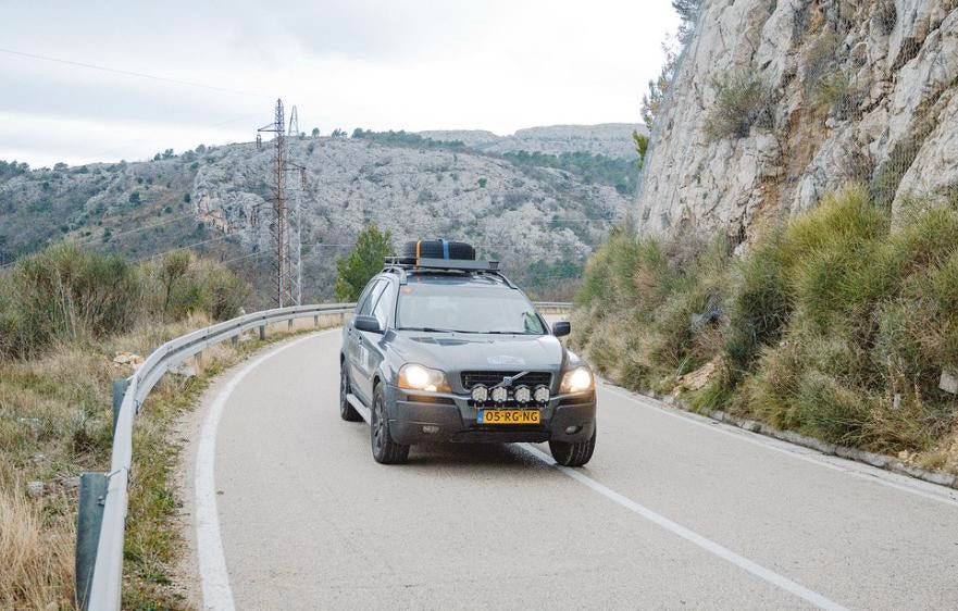 Volvo XC90 2.5 T / Carbage Run, Auto's, Beige, 7 stoelen, 2521 cc, Vierwielaandrijving