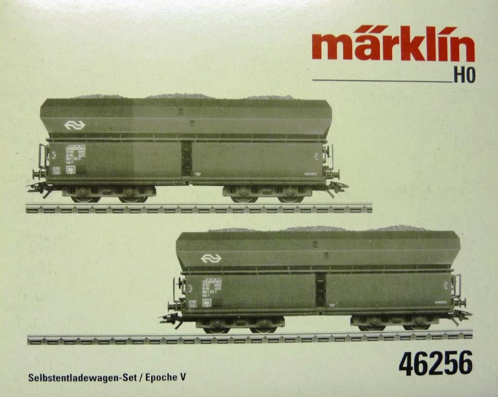 Märklin 46256 Set (2) Kolenwagens NS, Wisselstroom, Treinset, Analoog, Nieuw