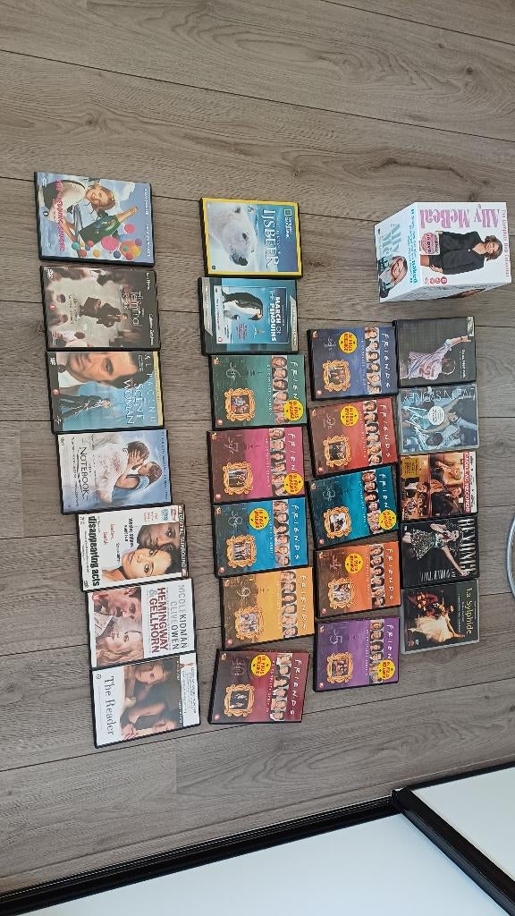 Dvd Friends seizoen 1 tm 10 en Ally McBeal (geheel), Cd's en Dvd's, Dvd's | Tv en Series, Ophalen, Boxset, Zo goed als nieuw, Komedie